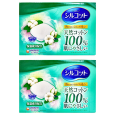 Silcot 絲花 極柔化妝棉, 66片, 2盒