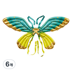 세컨드베스트 나비 날개 파티풍선 100 x 64 cm, NO. 04, 6개