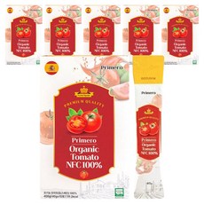 프리메로 유기농 토마토 NFC 100%, 400g, 6개
