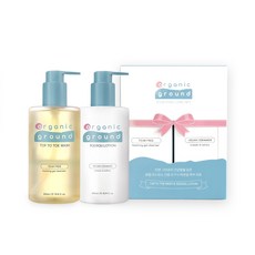 organic ground 泡沫沐浴露+乳液禮品組, 1組