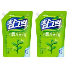 Chamgreen 濟州綠茶洗碗精補充包 綠茶香, 1.2L, 2包