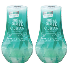 小林製藥 廁所消臭元空氣芳香劑 CLEAN 清新香味 400毫升, 400ml, 2瓶, 清新香氛
