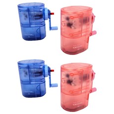 ibis 自動回彈水晶削鉛筆機 SP11565 2件組, 粉紅色, 藍色, 2套