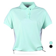 luxgolf 女款抽繩拉格蘭短袖高爾夫衫 LB4M618W