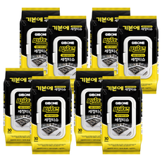 GIBONE 大尺寸油污頑固污漬專用清潔濕紙巾 30入, 8個