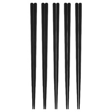 PERFECT理想 品味六角合金筷, 24cm 5雙, 霧黑色, 1組