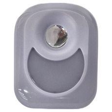 明沛 可旋轉90度LED自動感應小夜燈, 白光, 1個