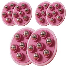 Herajin 全身滾輪按摩器, 6個, 粉紅色