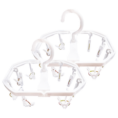 POnYKASEI 收折8個曬衣架, 2個