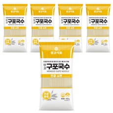 몽고식품 구포국수 진공소면, 900g, 5개