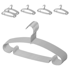 JMIL 塗層防滑上衣衣架, 60個, 灰色