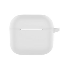 Fortitude 矽膠超薄貼合 AirPods 3代保護殼, 白色, 單一商品