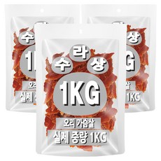 아이핏코리아 강아지 수라상 건조사사미, 오리, 1kg, 3개 오리, 1kg, 3개