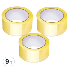 KDT OPP 박스 테이프 투명 48mm x 40m 60mic, 9개