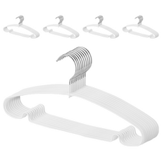 LIVENS 防滑衣架, 白色, 50入