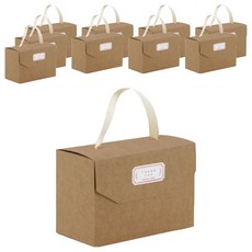 hello moris 牛皮紙感謝盒袋 M, 10個, 混合顏色