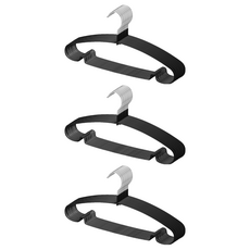 제이밀 코팅 논슬립 옷걸이, 블랙, 30개