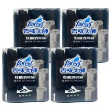 farcent 花仙子 去味大師 鞋櫃消臭易 備長炭 2個, 120g, 4組