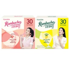 티젠 콤부차 피치 5g 30p + 레몬 5g 30p, 1세트