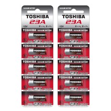도시바 23A 12V 알카라인 AA건전지, 10개입, 2개