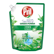 Pril 淨麗 植純萃洗碗精 蘆薈香, 1L, 1包