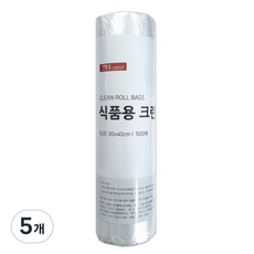 생활을그리다 식품용 크린 롤백 대 30 x 40 cm 500p, 대(L), 5개