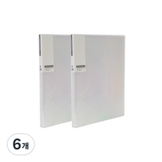 희망화일 아이콘 칼라 화일 30P 내지 고정형, 흰색, 6개