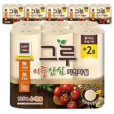 GREU 雙重安心天然紙漿廚房紙巾, 135張, 36個