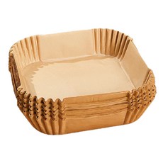 氣炸鍋烘焙紙, 防油防水, 耐高溫不易沾黏, 50入, 方小(16 x 16 x 5cm), 150個