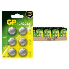 GP Batteries 超霸 鈕型鋰電池 CR2032, 6顆, 480組