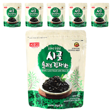 시골 올리브 김자반, 6개, 40g