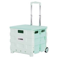 홈스마트 접이식 다용도 쇼핑카트, 1개, 민트