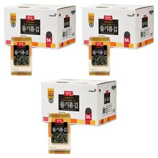 양반 들기름김, 4g, 162개