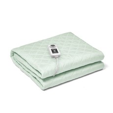HanilMedical 碳纖維加熱絲 高級電熱毯 HL-S214(23), 中(100 x 180 cm), 薄荷綠