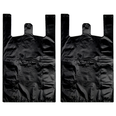 DAMDA PLASTIC 手提塑膠袋 黑色, 10L, 200個
