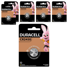 듀라셀 리튬 코인 건전지 CR2450, 1개입, 6개