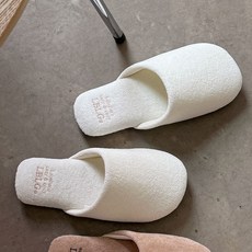 Labellaco Cozy 可水洗四季緩衝室內拖鞋, 奶油色, 1套