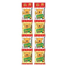 LOTTE 樂天 小熊餅 4連串小熊餅 巧克力風味, 14g, 8包