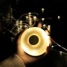 로티캠프 릴라이트 LED 감성 캠핑 랜턴, 카키, 1개