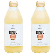 Kimino 青森蘋果氣泡果汁飲, 250ml, 2個
