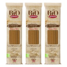 granoro 全麥義大利長型扁麵, 500g, 3個
