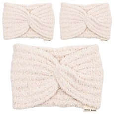 어바웃바쓰 파스텔 세안 헤어밴드 머리띠, 아이보리, 3개