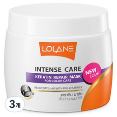 LOLANE 蘿瀾 角蛋白護理髮膜, 200g, 3個