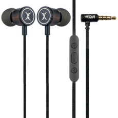 FOXXRAY 狐鐳 麗芙響狐電競耳機麥克風 10mm 釹鐵硼耳機單體 鋁合金黑檀木 線控帶麥 附贈高質感硬殼包, FXR-BAC-51, 1盒, 黑色