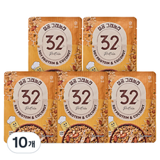 설탕없는과자공장 그래놀라 32 코코넛, 35g, 10개