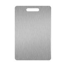 不鏽鋼砧板, D款 不鏽鋼 銀色, 46 x 30cm, 1個