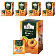 아마드티 애프리콧 선라이즈 홍차, 20개입, 5개, 2g