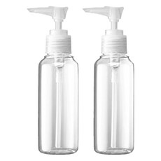 MEKO 圓形長嘴押瓶 100ml, 透明色, 2個
