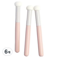 一號飾品 蘑菇頭海綿刷, 6個, 粉紅色