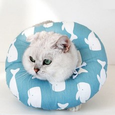 寵物頸墊頸圈FYQ011鯨XS, 1個